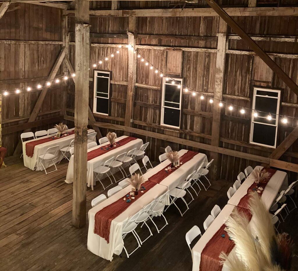 inside barn wedding decoration Weddings